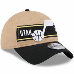 Utah Jazz 2024 NBA Draft 9TWENTY Adjustable Hat Tan/Black