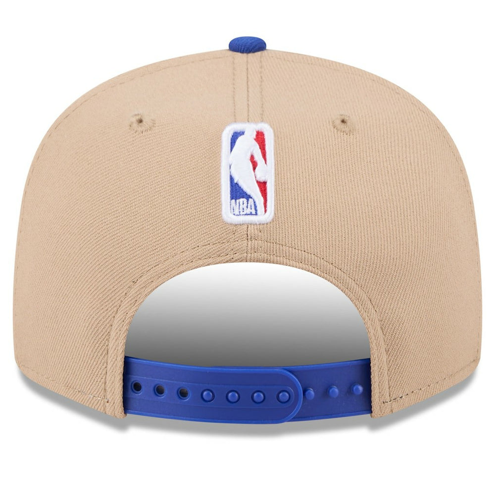 Philadelphia 76ers 2024 NBA Draft 9FIFTY Snapback Hat Tan/Royal