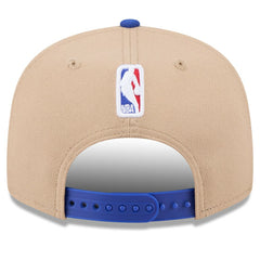 Philadelphia 76ers 2024 NBA Draft 9FIFTY Snapback Hat Tan/Royal