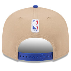 Golden State Warriors 2024 NBA Draft 9FIFTY Snapback Hat Tan/Royal