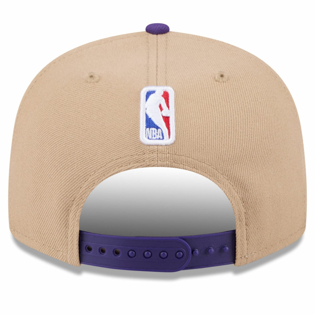 Los Angeles Lakers 2024 NBA Draft 9FIFTY Snapback Hat Tan/Purple