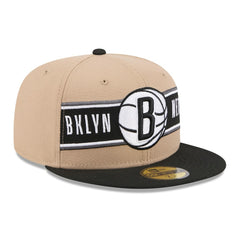 Brooklyn Nets 2024 NBA Draft 59FIFTY Fitted Hat Tan/Black