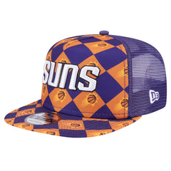 Phoenix Suns Seeing Diamonds A-Frame Trucker 9FIFTY Snapback Hat Purple