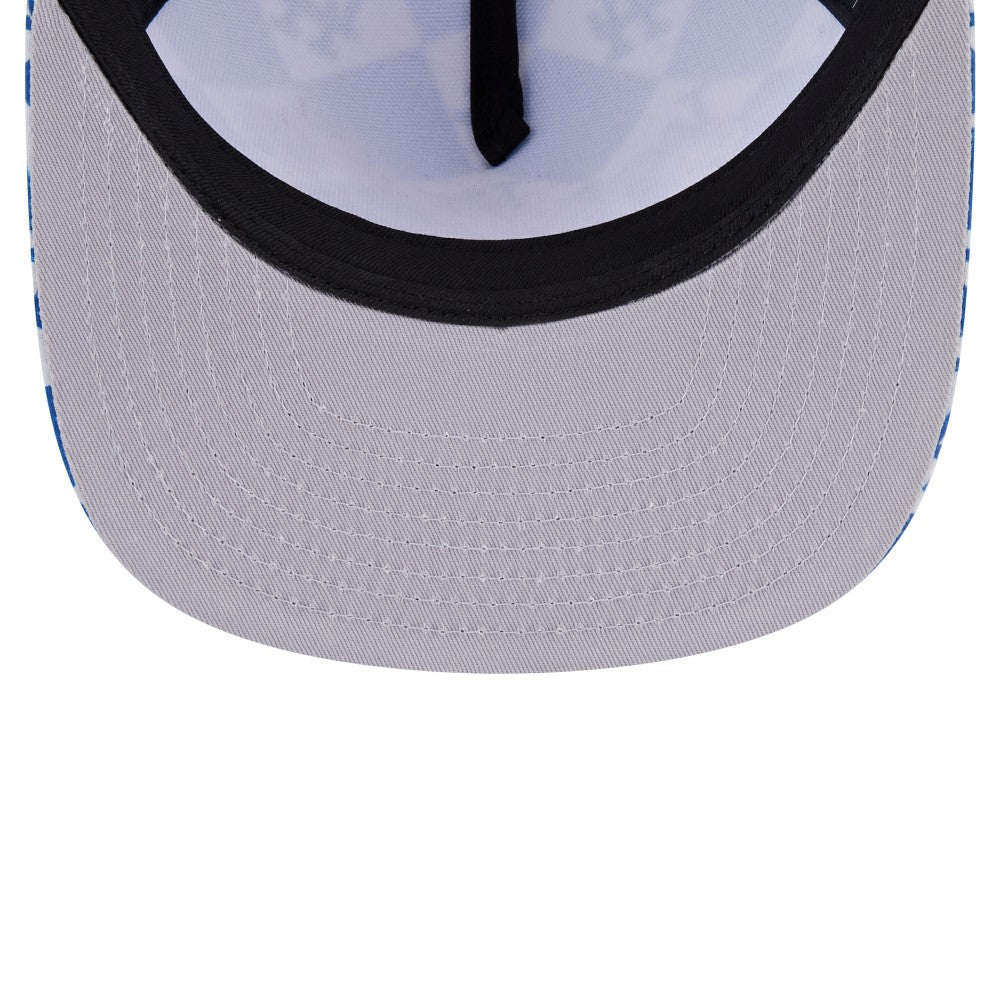 Los Angeles Dodgers New Era Seeing Diamonds A-Frame Trucker 9FIFTY Snapback Hat - Royal Hats