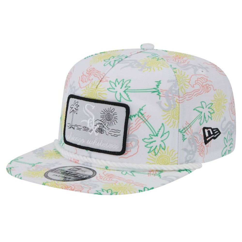 Chicago White Sox New Era Islander Golfer Snapback Hat - White Hats