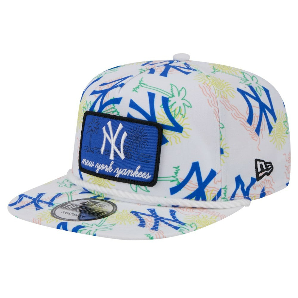 New York Yankees New Era Islander Golfer Snapback Hat - White Hats