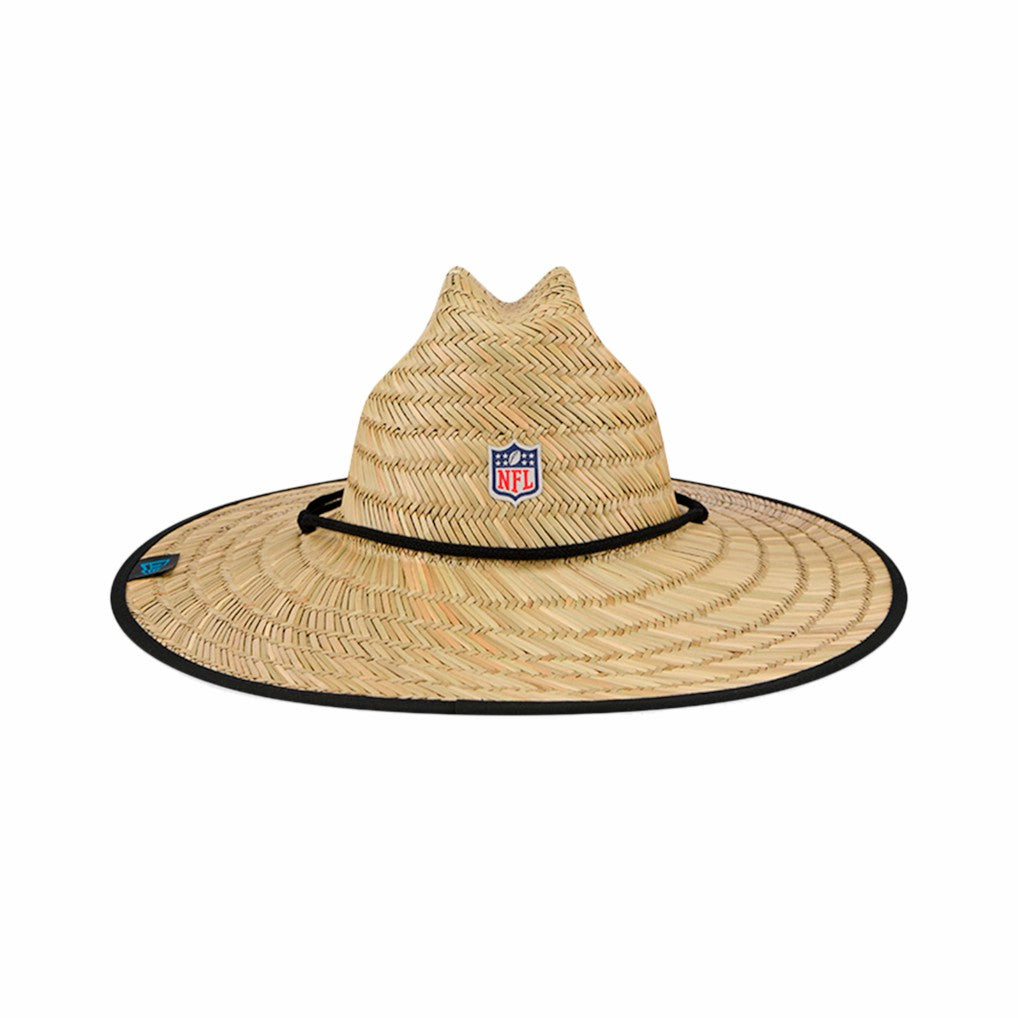 Carolina Panthers New Era NFL Training Camp Straw Lifeguard Hat Natural