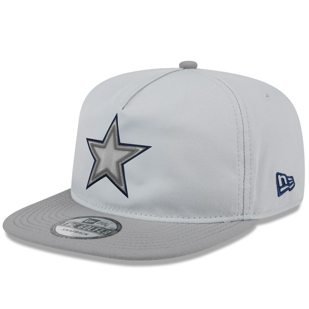 Dallas Cowboys New Era 2024 NFL Training Camp Golfer Snapback Hat Gray