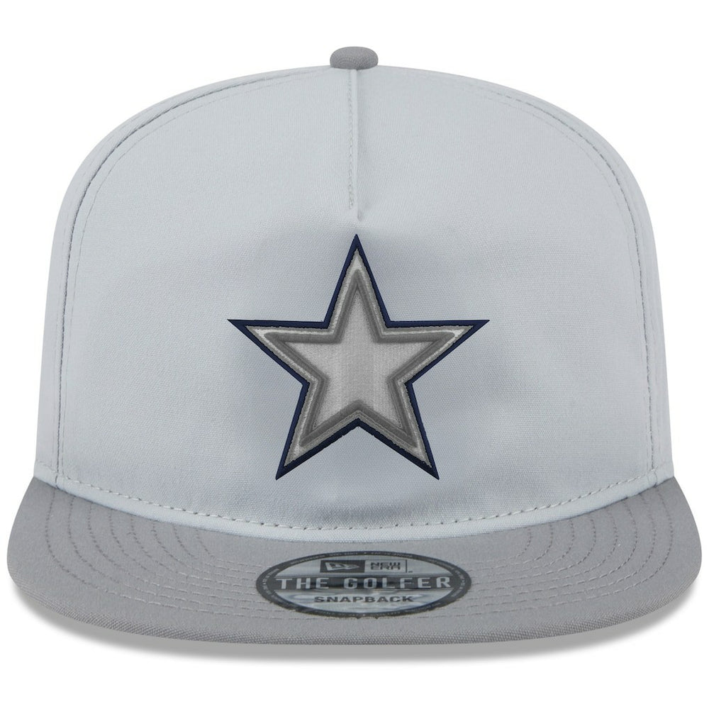 Dallas Cowboys New Era 2024 NFL Training Camp Golfer Snapback Hat Gray