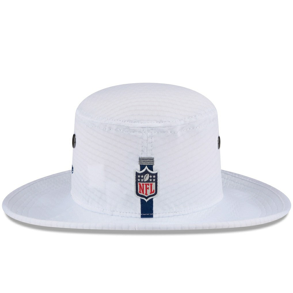 Dallas Cowboys New Era 2024 NFL Training Camp Panama Bucket Hat White