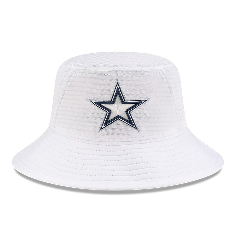 Dallas Cowboys New Era 2024 NFL Training Camp Stretch Bucket Hat White