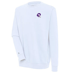 Minnesota Vikings Antigua Victory Crewneck Pullover Sweatshirt White