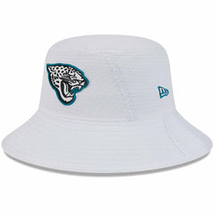 Jacksonville Jaguars New Era Youth 2024 NFL Training Camp Bucket Hat White