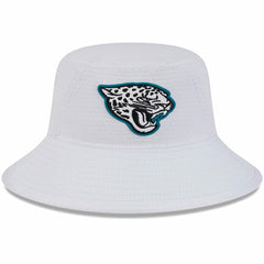 Jacksonville Jaguars New Era Youth 2024 NFL Training Camp Bucket Hat White