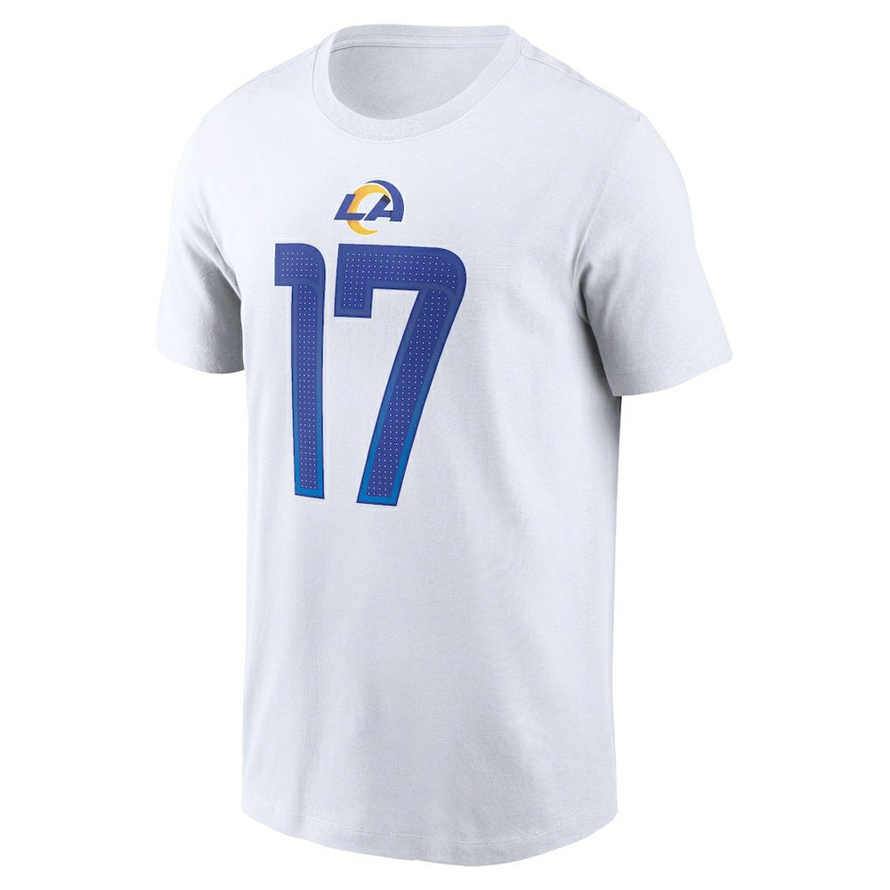 Puka Nacua Los Angeles Rams Player Name & Number T-Shirt White