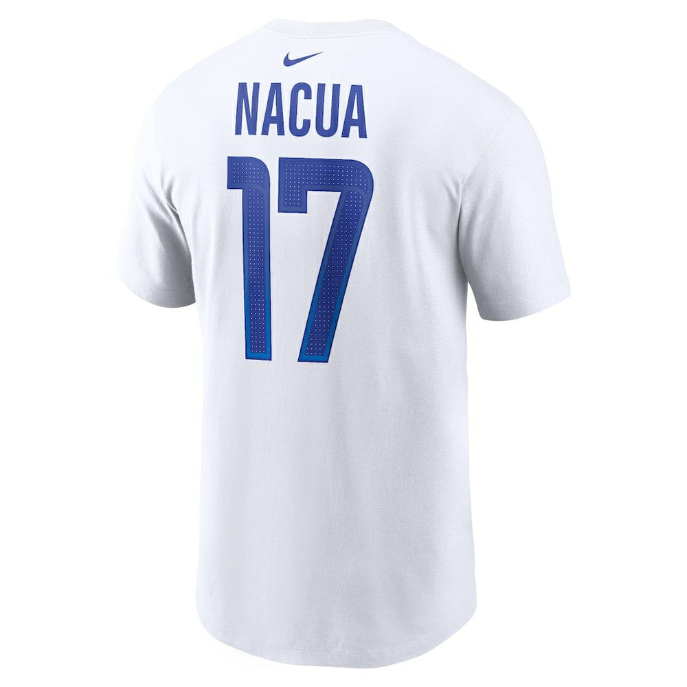 Puka Nacua Los Angeles Rams Player Name & Number T-Shirt White