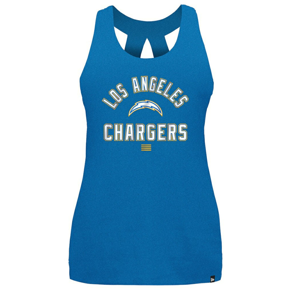 Los Angeles Chargers New Era Women's 2024 NFL Training Camp Tank Top Powder Blue