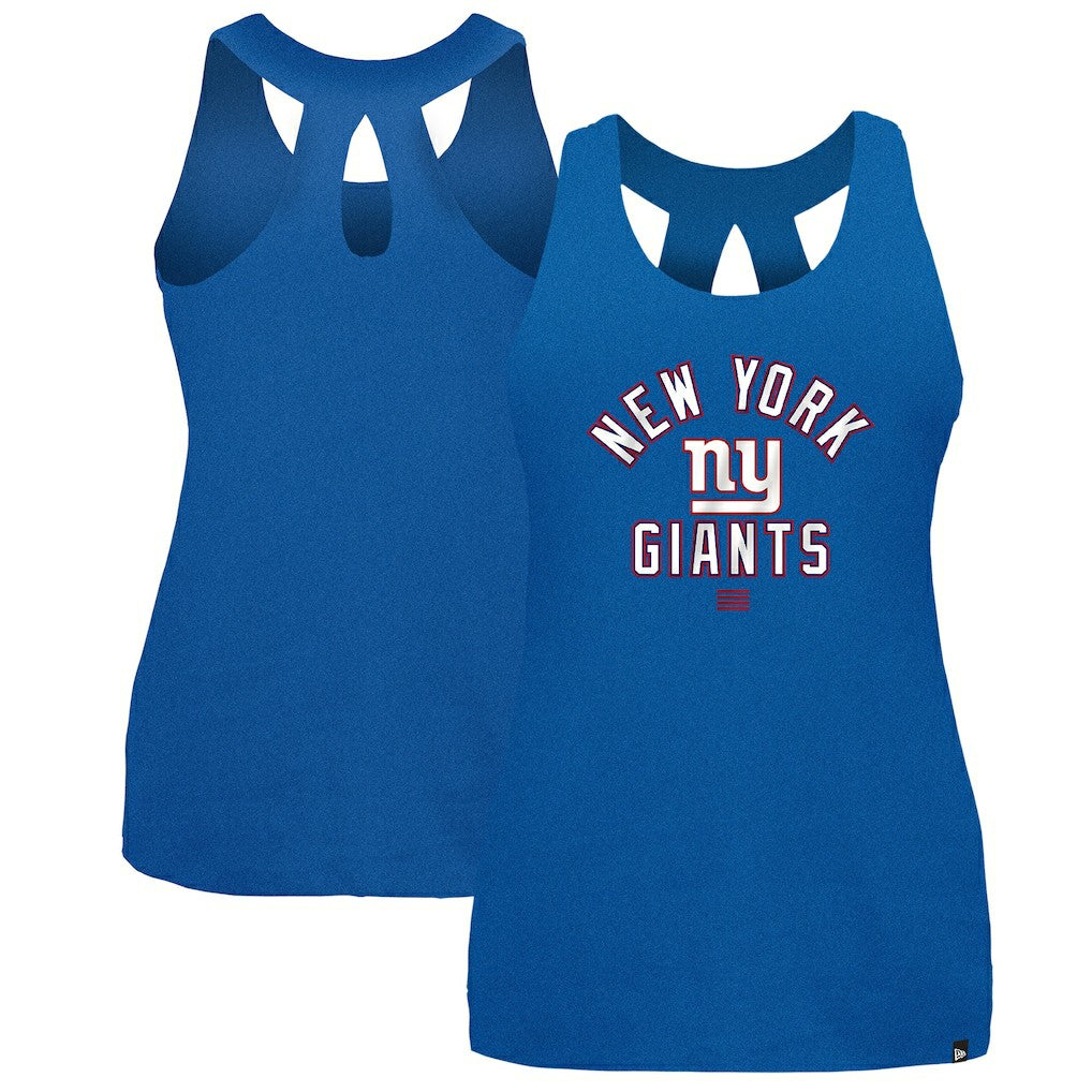 New York Giants New Era Women's 2024 NFL Training Camp Tank Top Royal