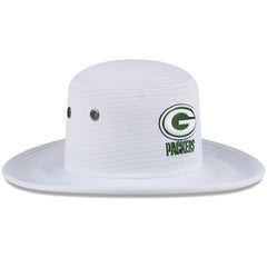 Green Bay Packers New Era 2024 NFL Training Camp Panama Bucket Hat White