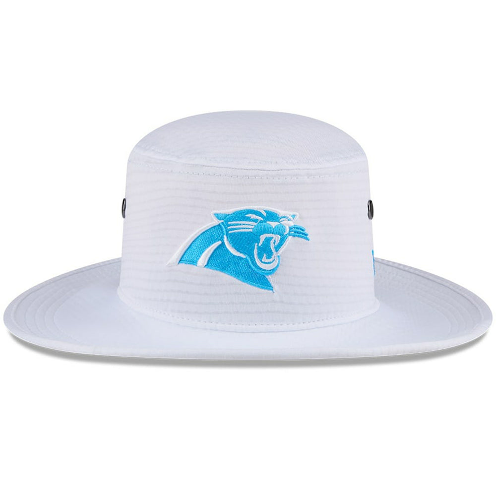 Carolina Panthers New Era 2024 NFL Training Camp Panama Bucket Hat White