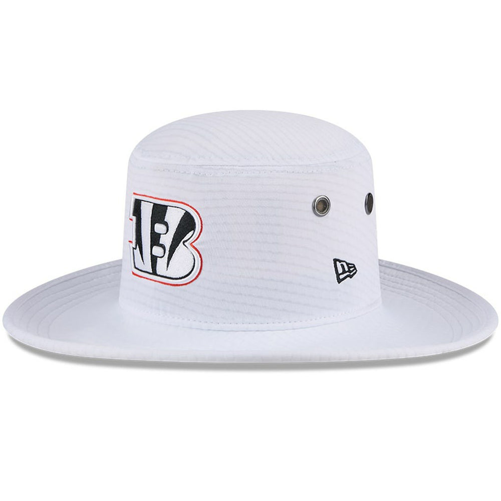 Cincinnati Bengals New Era 2024 NFL Training Camp Panama Bucket Hat White
