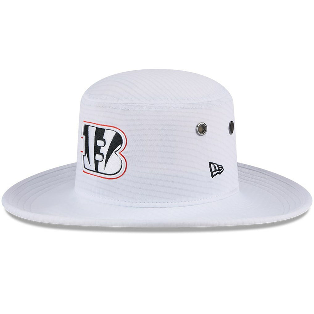 Cincinnati Bengals New Era 2024 NFL Training Camp Panama Bucket Hat White