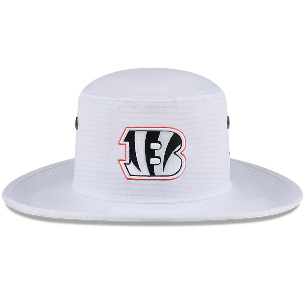 Cincinnati Bengals New Era 2024 NFL Training Camp Panama Bucket Hat White