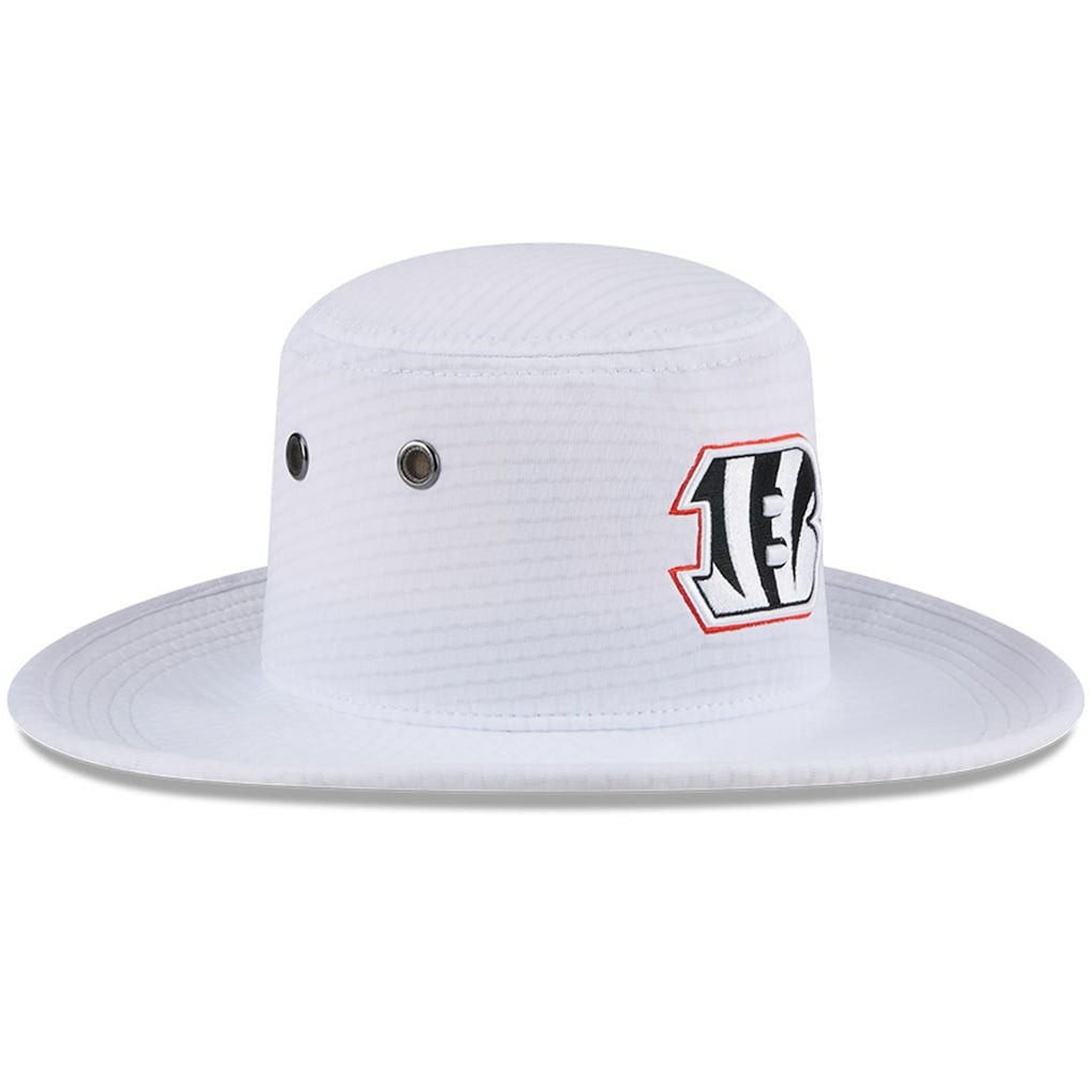 Cincinnati Bengals New Era 2024 NFL Training Camp Panama Bucket Hat White