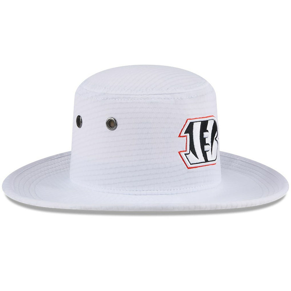 Cincinnati Bengals New Era 2024 NFL Training Camp Panama Bucket Hat White