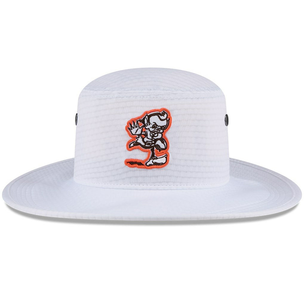 Cleveland Browns New Era 2024 NFL Training Camp Panama Bucket Hat White