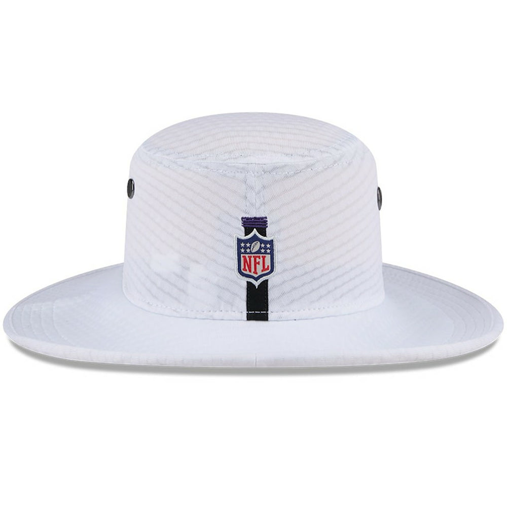 Baltimore Ravens New Era 2024 NFL Training Camp Panama Bucket Hat White