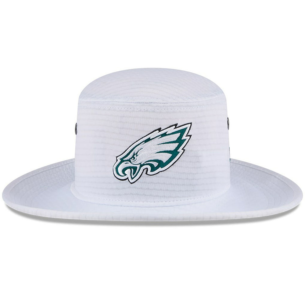 Philadelphia Eagles New Era 2024 NFL Training Camp Panama Bucket Hat White