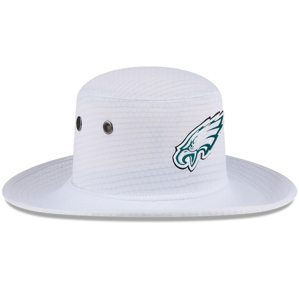 Philadelphia Eagles New Era 2024 NFL Training Camp Panama Bucket Hat White