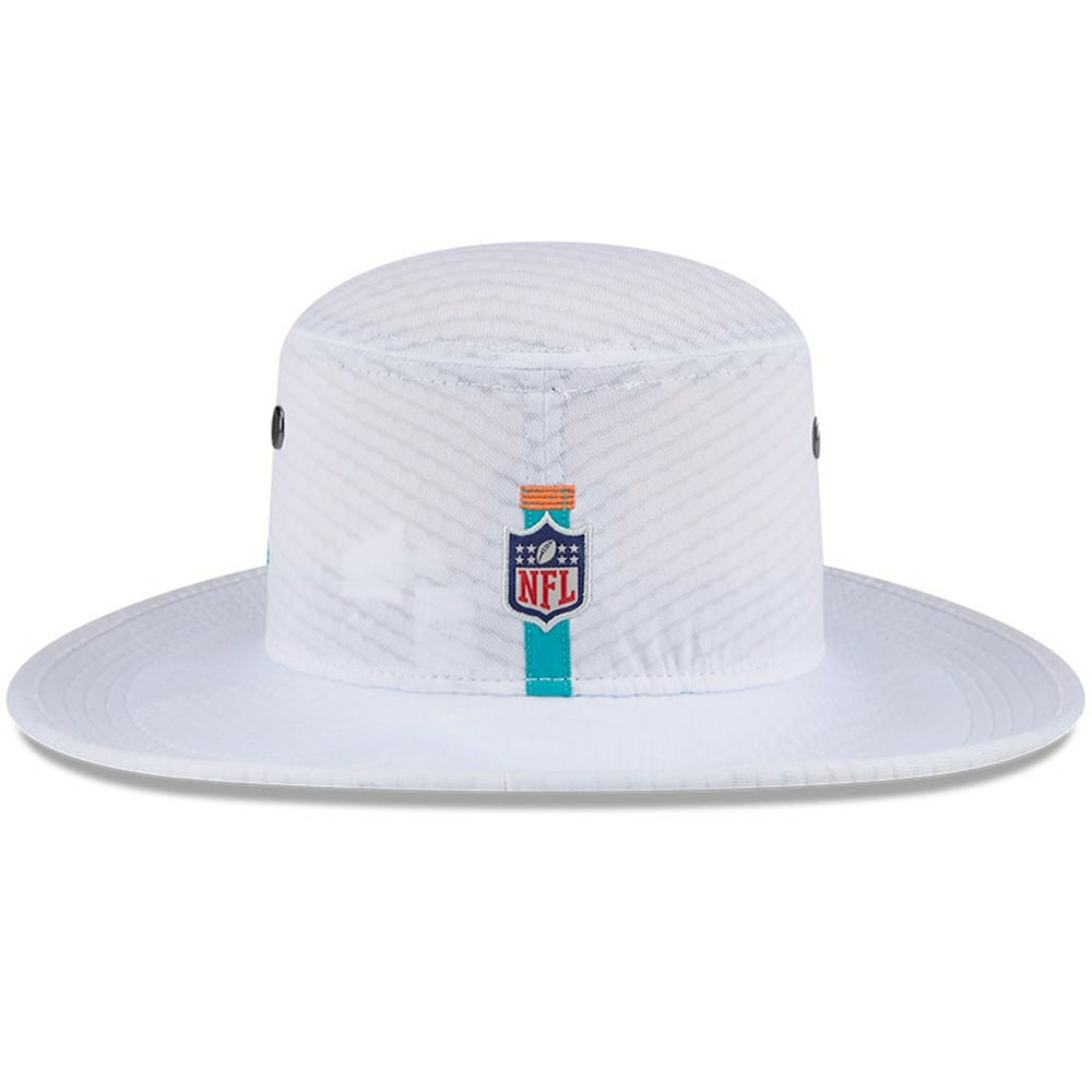 Miami Dolphins New Era 2024 NFL Training Camp Panama Bucket Hat White