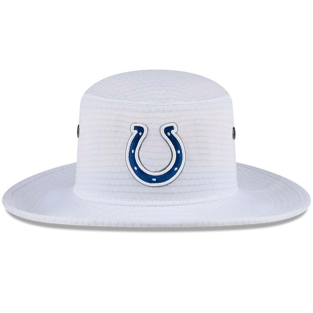 Indianapolis Colts New Era 2024 NFL Training Camp Panama Bucket Hat White