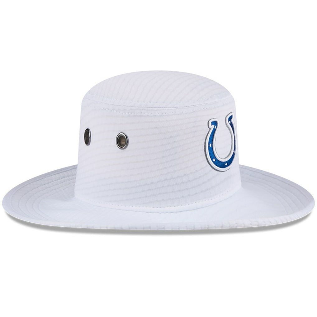 Indianapolis Colts New Era 2024 NFL Training Camp Panama Bucket Hat White