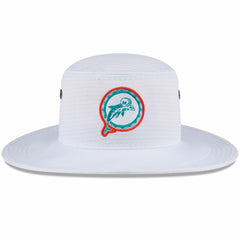 Miami Dolphins New Era 2024 NFL Training Camp Panama Bucket Hat White