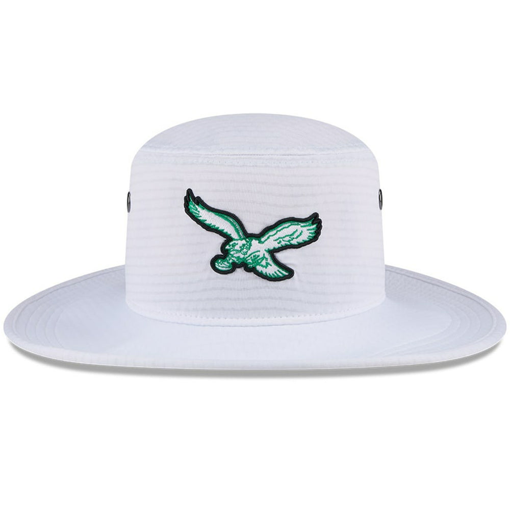 Philadelphia Eagles New Era 2024 NFL Training Camp Panama Bucket Hat White
