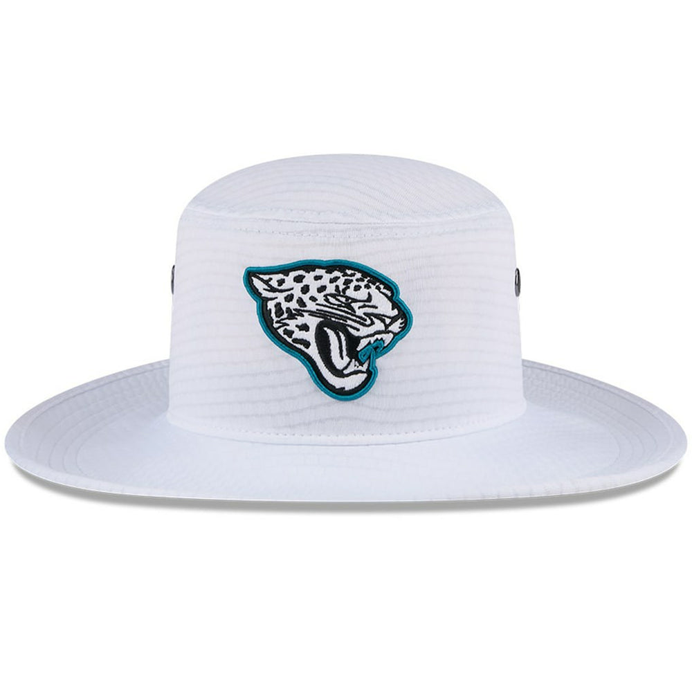 Jacksonville Jaguars New Era 2024 NFL Training Camp Panama Bucket Hat White