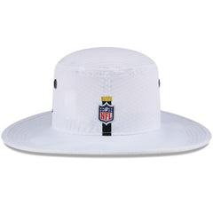 Pittsburgh Steelers New Era 2024 NFL Training Camp Panama Bucket Hat White