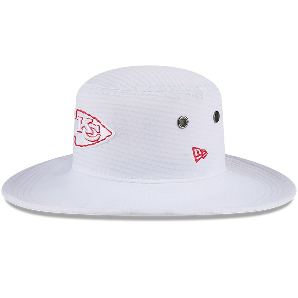 Kansas City Chiefs New Era 2024 NFL Training Camp Panama Bucket Hat White