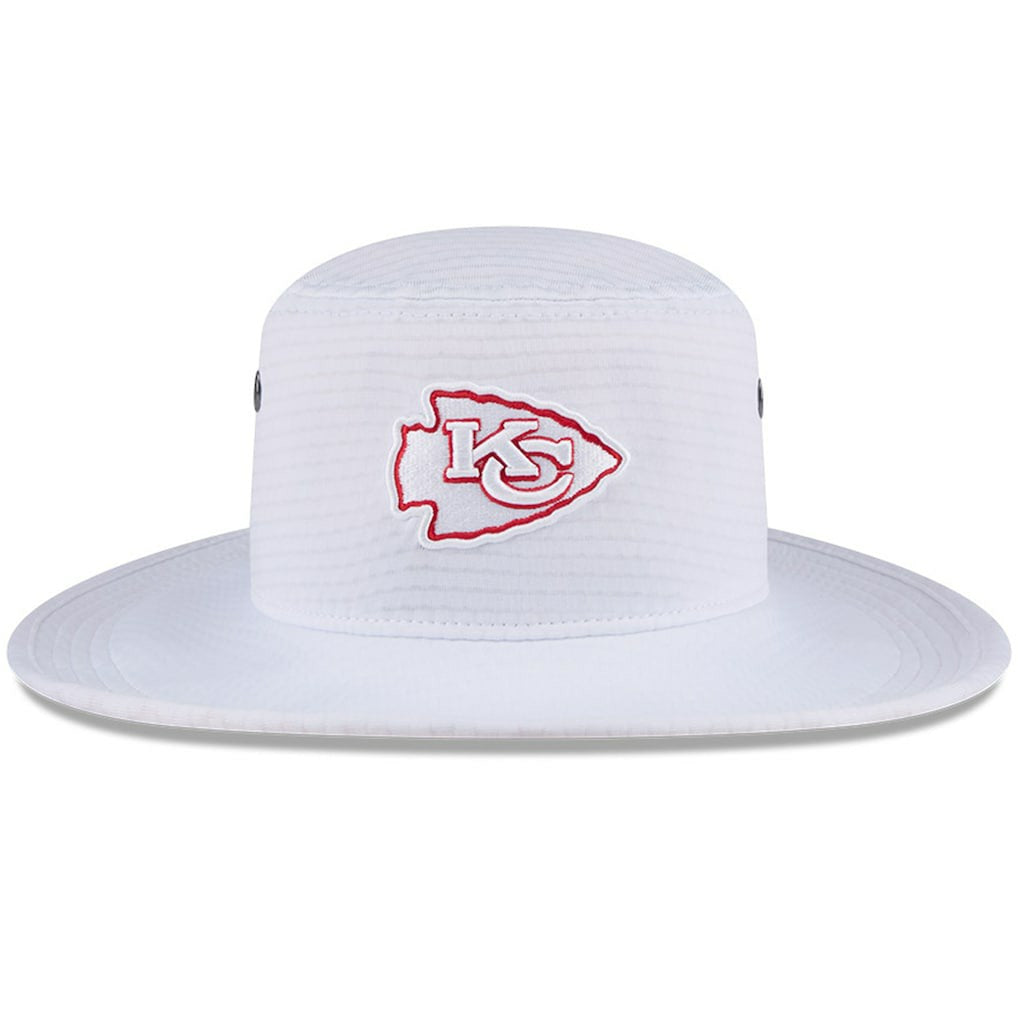 Kansas City Chiefs New Era 2024 NFL Training Camp Panama Bucket Hat White