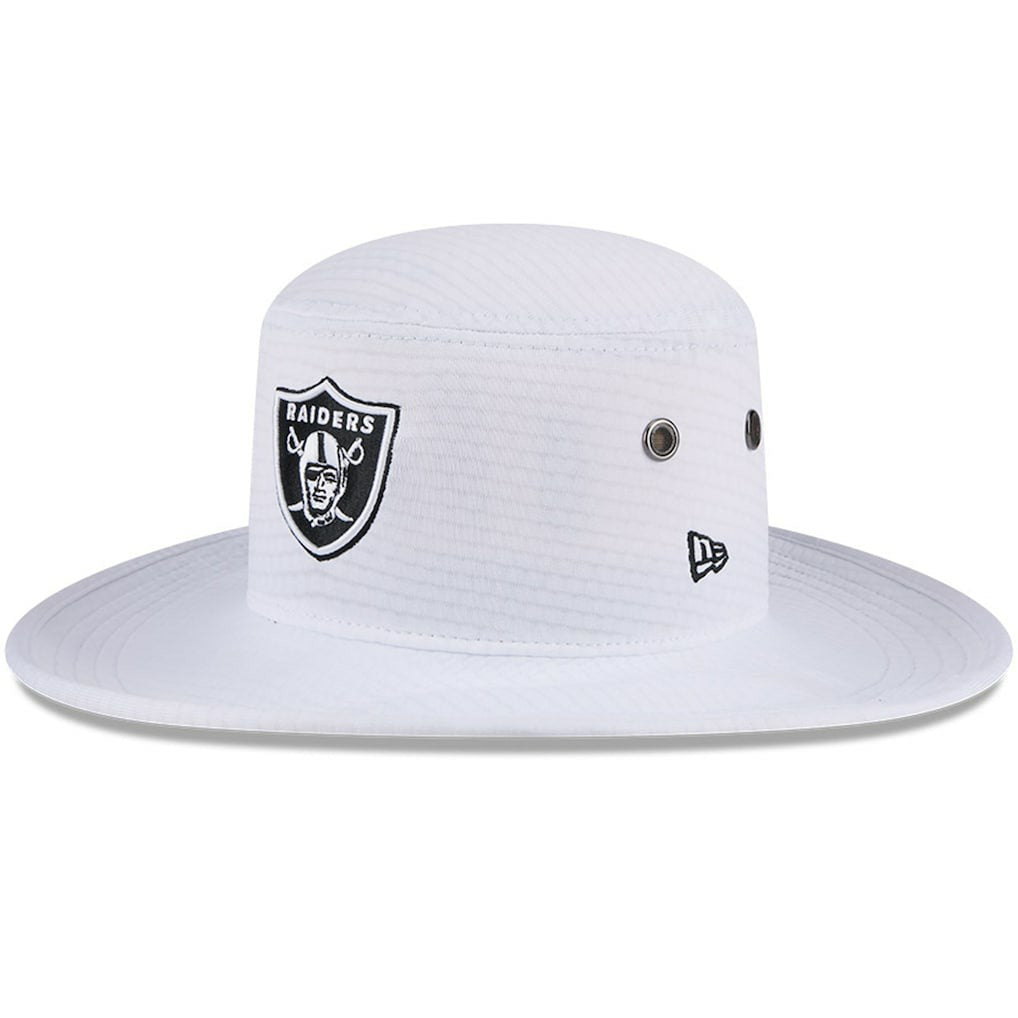 Las Vegas Raiders New Era 2024 NFL Training Camp Panama Bucket Hat White