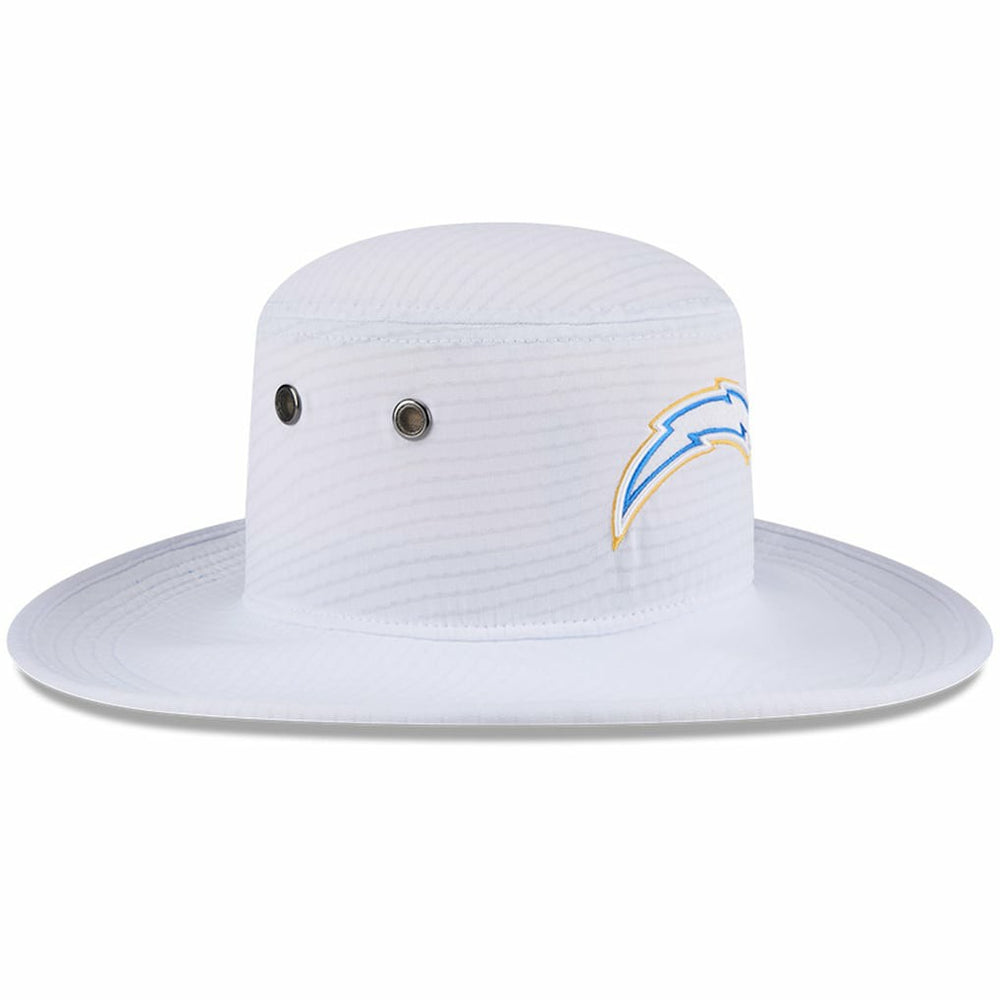 Los Angeles Chargers New Era 2024 NFL Training Camp Panama Bucket Hat White