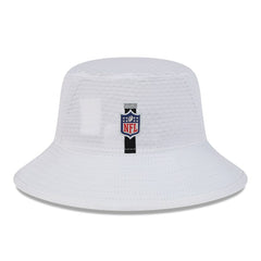 Las Vegas Raiders New Era 2024 NFL Training Camp Stretch Bucket Hat White