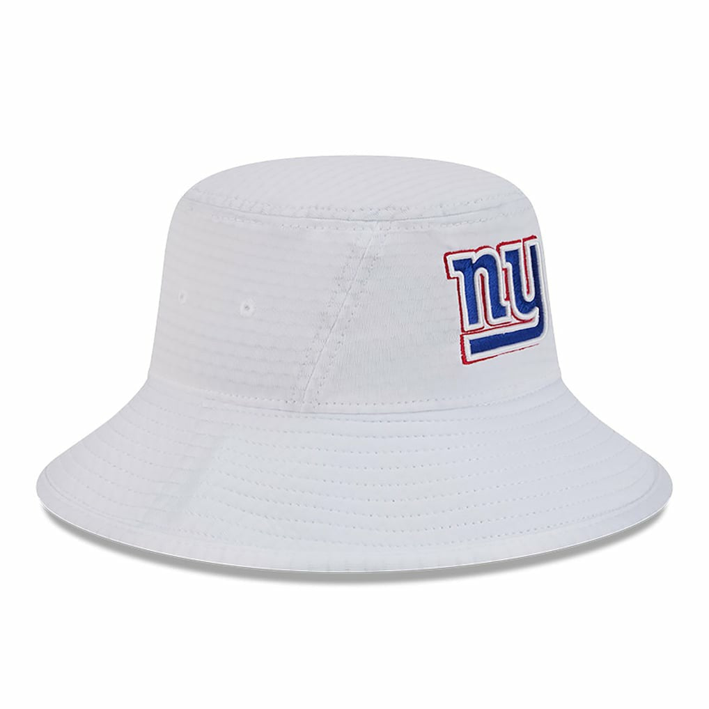 New York Giants New Era 2024 NFL Training Camp Stretch Bucket Hat White