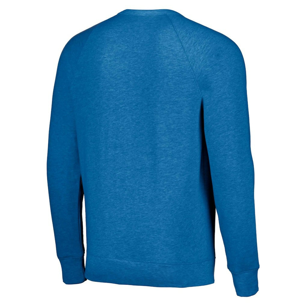 Buffalo Bills Homage Unisex Holiday Raglan Tri-Blend Pullover Sweatshirt Royal