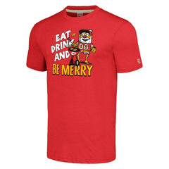 Kansas City Chiefs Homage Unisex Holiday Tri-Blend T-Shirt Red