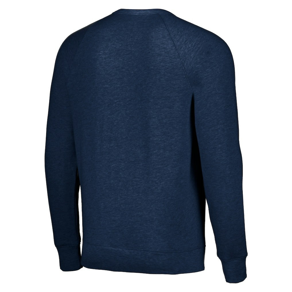 Dallas Cowboys Homage Unisex Holiday Raglan Tri-Blend Pullover Sweatshirt Navy
