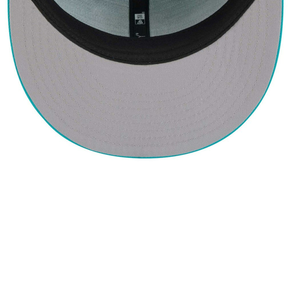 Miami Dolphins New Era Independent 9FIFTY Snapback Hat Aqua
